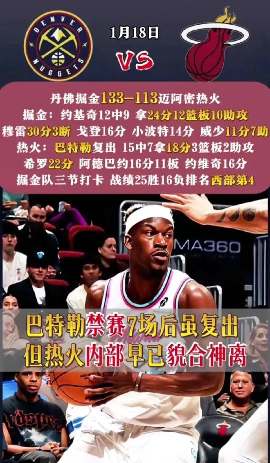 热火击败尼克斯，巴姆高效贡献分